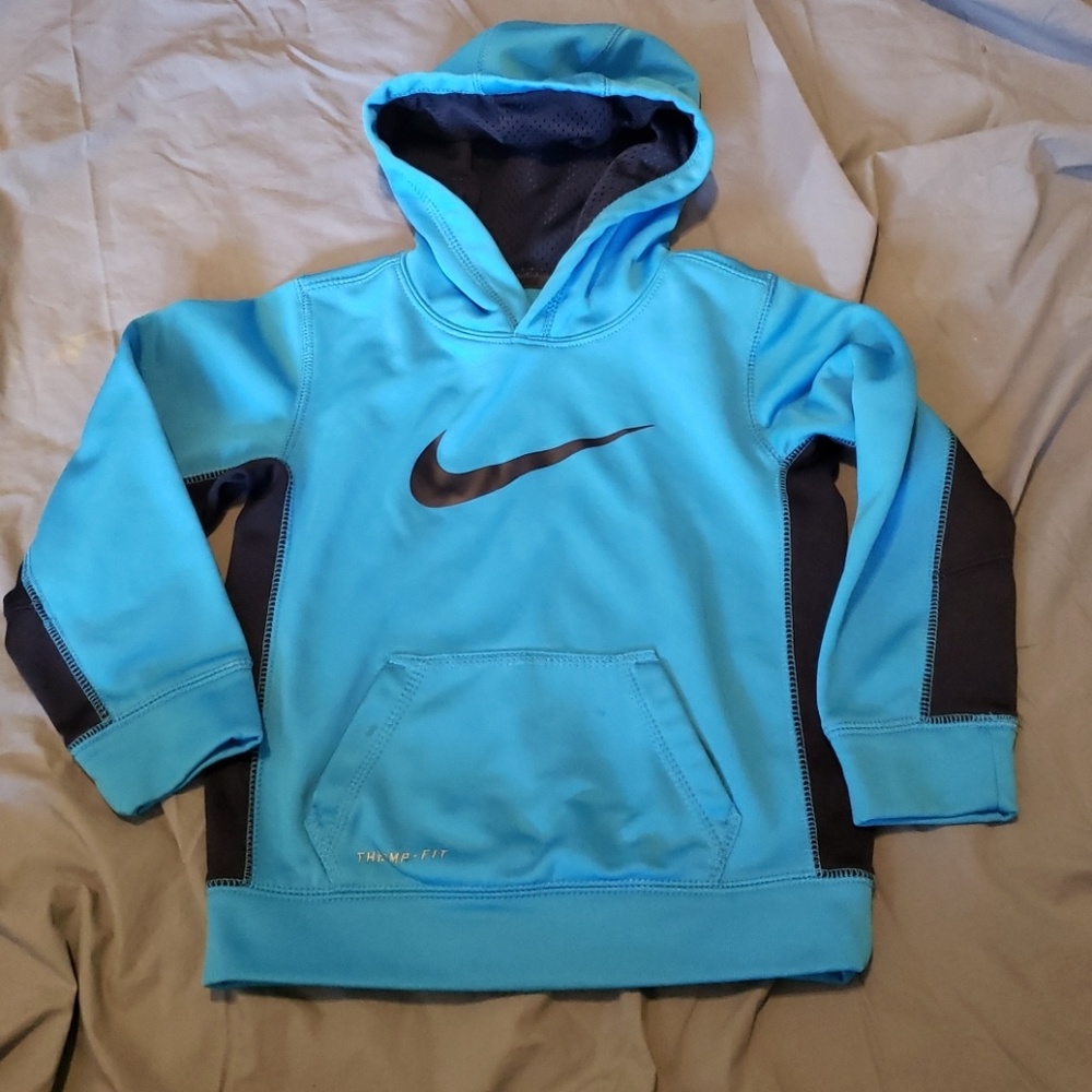 Boys blue NIKE hoodie